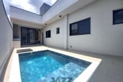 Linda casa térrea a venda em condomínio , 3 quartos ( 1 suíte ) - Área Gourmet, Piscina- Paulinia