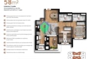 Apartamento 58m² à venda por 580.000,00 no Vila Yara, Osasco, SP