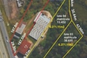 Lote 6: R$ 1.800.000 + 3 lotes disponíveis, com 6.271,11 m2 cada. Lotes Industriais em São José dos Pinhais (Contorno Sul).