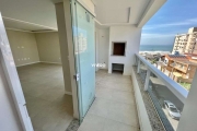 Oportunidade apartamento 02 dormitórios com vista mar, churrasqueira a carvão e