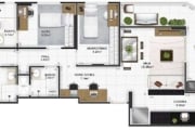 SUPER OFERTA 660MIL 3 QURTOS 2 SUITES 2 VAGAS 200 M DO MAR DA VILA TUPI ENTREGA 2024