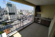 Apartamento em Santana - 200 metros do Metrô com um quarto, sala com varanda Gourmet e uma vaga