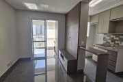 Apartamento 57m2, 2 dorm, 1 suíte, varanda e 1 vaga