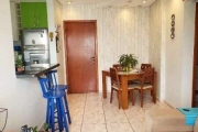 Apartamento com 2 dormitórios à venda, 58 m² por R$ 370.000,00 - Encruzilhada - Santos/SP