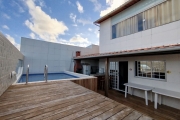 triplex 183m² vista mar 3 quartos duas suítes varanda piscina área gourmet 2vgs - Itapuã Salvador/BA