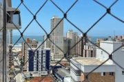 Apartamento vista mar de 63m² com 2 quartos, 1 suíte, 1 vaga, varanda gourmet e lazer completo