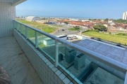 Vende se apartamento de 02 quartos sendo 01 suíte na Guilhermina, Praia Grande, vista Mar