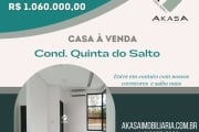 Casa de condomínio para venda tem 150 metros quadrados com 3 quartos