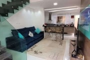 Sobrado com 3 dormitórios à venda, 84 m² por R$ 468.000,00 - Caiçara - Praia Grande/SP