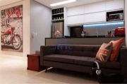 Apartamento mobiliado, 50m², por R$ 6.500,00  para aluguel - Alphaville/SP