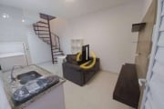 Studio Duplex Mobiliado para locação - 35m² - 1 dormitório - 1 banheiro - sem vaga - na Vila Dom Pedro I