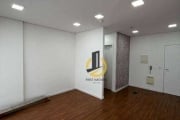 Sala comercial para locação no Helbor Trilogy Home &amp; Office - 32m² - 1 banheiro - ar condicionado - sacada - 1 vaga - em São Bernardo do Campo