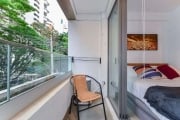 Apartamento tipo para venda com 1 quarto, 28m²