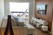 Apartamento a venda frente mar pé na areia   com 2 quarto(s) praia grande / ocian/porteira fechada