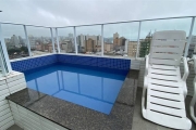 APARTAMENTO COM SACADA NO BAIRRO BOQUEIRAO EM PRAIA GRANDE, BOQUEIRÃO - REF.: PLA54 - R$ 295.000,00