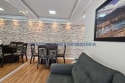 Apartamento em Osasco, bairro Jardim Roberto, 50m², lindo, mobiliado e decorado, sacada grill, 2 quartos, 1 vaga.