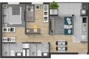 Apto 2 dorm (1suíte), 2 bwc, 1 vaga - R$534.000,00-Rebouças