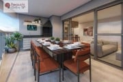 Exclusividade em um torre única com design, são  120 m²  com 3 suítes