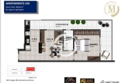 Apartamento com 1 dormitório à venda, 58 m² por R$ 420.000 - Braga - Cabo Frio/RJ
