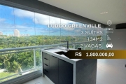 Ludco Greenville, 3 suítes em 134m², Nunca habitado