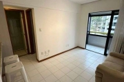 Apartamento no Candeal Edificio Osmar Vieira Santos Residencial - Quarto e sala, 42m2, Nascente