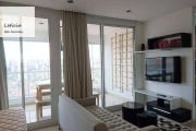 Apartamento com 1 dormitório para alugar, 44 m² por R$ 5.220,00/mês - Brooklin - São Paulo/SP