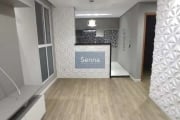 Apartamento à venda em Jundiaí-SP, Poste: 2 quartos, 1 sala, 1 banheiro, 1 vaga, 45m² - Residencial Jardim das Tulipas. Acolhedor e funcional, com armários planejados e sol da tarde.