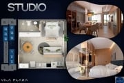 Studio com 'AMPLOS' 39m² - incrível!