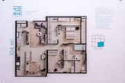 Ágio Apto 104m2 - Atoll Residências  Apartamento com 3 Quarto(s) e 4 banheiro(s) à Venda, 104 por R$ 1.300.000 no setor Setor Marista AD26840