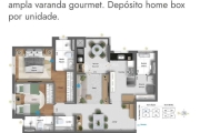 Apartamento para Venda em São Bernardo do Campo, Jardim Do Mar, 2 dormitórios, 2 suítes, 3 banheiros, 2 vagas