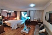 Flat disponível para venda no Meliá Ibirapuera, com 35m², 1 dormitório e 1 vaga