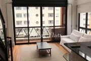 Flat disponível para venda no Condomínio Edifício Loft São Paulo II, com 75m², 1 dormitório e 2 vagas