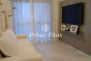 Flat disponível para locação no Alameda Apart Hotel no Jardim Paulista, com 45m², 1 dormitório e 1 vaga