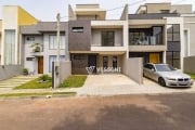 Sobrado Em Condomínio | Fachada Moderna | Bairro Pinheirinho | 124m² Privativos + terraço | Jacuzzi | Infra para ar-condicionado | R$730.000,00