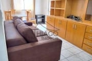 Apartamento lindo totalmente mobiliado à venda no Bairro do Belém, 1 dormitório, 1 vaga da garagem,