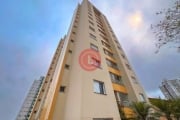 Apartamento de 68m2 para venda com 2 dormitórios (1 suíte), 2 banheiros e 2 vagas em prédio com lazer, na Vila Gilda em Santo André-SP