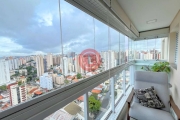 Apartamento de 87m2 reformado e em andar alto com 3 Quartos com varanda gourmet e 3 banheiros à venda na Vila Bastos em Santo André/SP