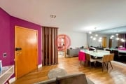 Apartamento de 142m2 com 3 suítes, varanda gourmet, 2 vagas de garagem em condomínio clube na melhor localização de Santo André, SP!