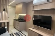 Apartamento mobiliado para locação no Paraíso, São Paulo-SP: 1 quarto, 1 sala, 1 banheiro, 1 vaga de garagem, 44m² de área.