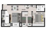 Apartamento com 2 quartos à venda na Rua Guilherme Pugsley, 2620, Água Verde, Curitiba