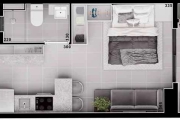 Apartamento com 1 quarto à venda na Rua Eduardo Carlos Pereira, 4000, Portão, Curitiba