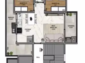 Apartamento com 2 quartos à venda na Augusto Franco, 435, São João Batista, Belo Horizonte por R$ 369.000