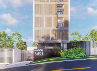 Apartamento com 1 quarto à venda na Rua Augusto de Mari, 3421, Portão, Curitiba, 18 m2 por R$ 168.000