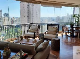 Cobertura Duplex, Mobiliada, 4 suítes 3 vagas piscina churrasqueira, Morumbi