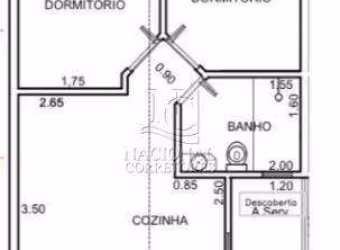 Apartamento Sem Condomínio à venda, 2 quartos, 1 vaga, Vila Scarpelli - Santo André/SP