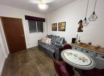 Apartamento com 1 dormitório para alugar, 43 m² por R$ 3.400,00/mês - Gonzaga - Santos/SP