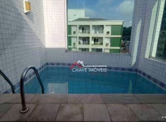 Cobertura com 2 dormitórios à venda, 109 m² por R$ 970.000,00 - Marapé - Santos/SP