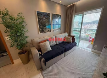 Apartamento com 2 dormitórios para alugar, 74 m² por R$ 8.000/mês - Gonzaga - Santos/SP