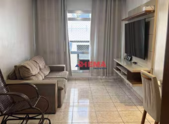 Apartamento MOBILIADO com 2 dormitórios para alugar, 124 m² por R$ 4.900/mês - Boqueirão - Santos/SP
