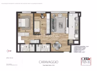 Apartamento com 2 quartos à venda na Praça Doutor Gastão Santos, 18, Passo da Areia, Porto Alegre, 63 m2 por R$ 568.000